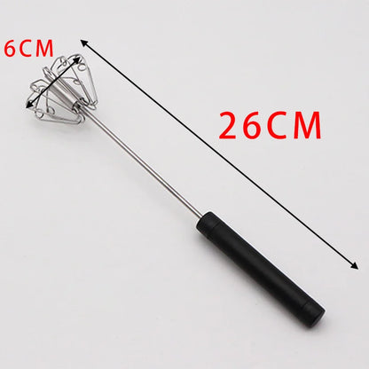 Stainless Steel Semi-Automatic Hand-Push Whisk