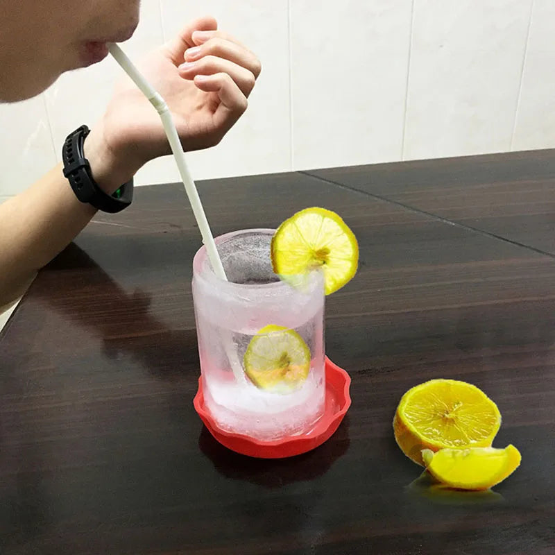 1PC New Cup Shape Rubber Kitchen Accessories Frozen Ice Cream Tools DIY Ice Cube Shot Glass Freeze Mold Cooking Ice Trays